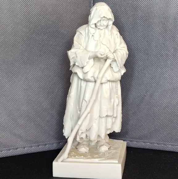 🚨RARE🚨RARE🚨18th-Century Volkstedt "Begger Woman" Blanc De Chine Biscuit MINT - Picture 2 of 13